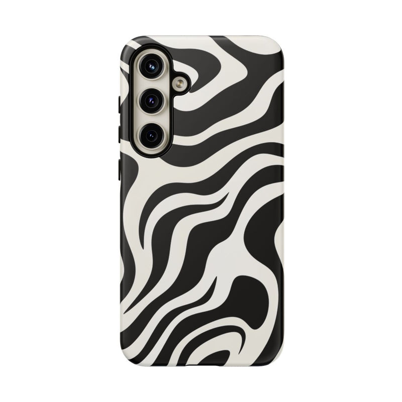 Zwart-Wit Abstract Zebra-Patroon