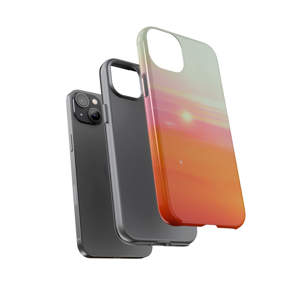 Abstracte Zonsondergang Kleuroverloop