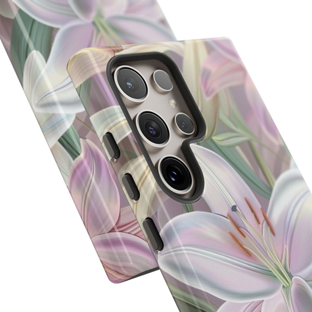 Pastelkleurige Paaslelies Bloemenpatroon