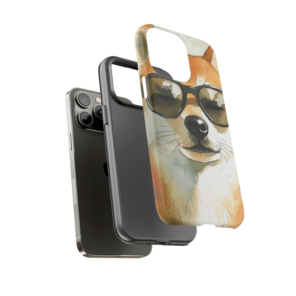 Stoere Shiba Inu met Zonnebril