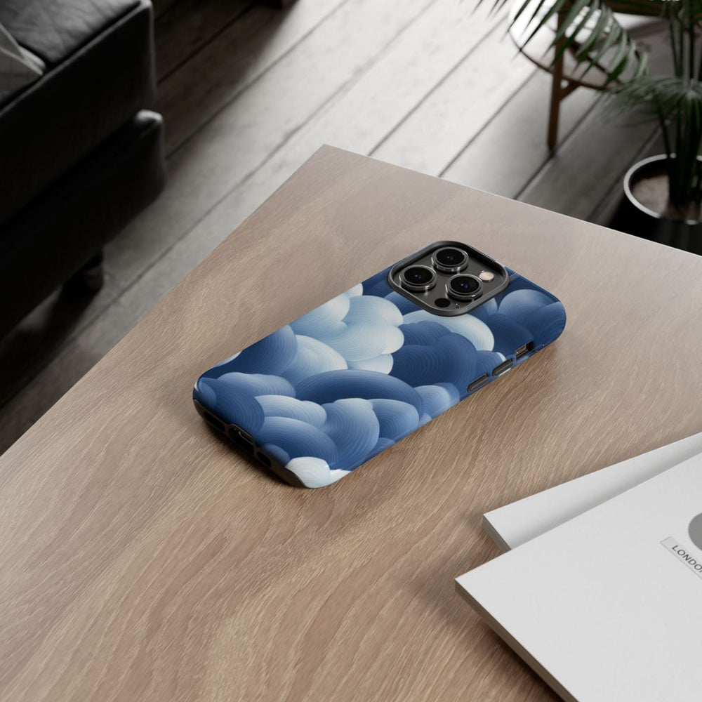 Blauw-Wit Wolkenpatroon