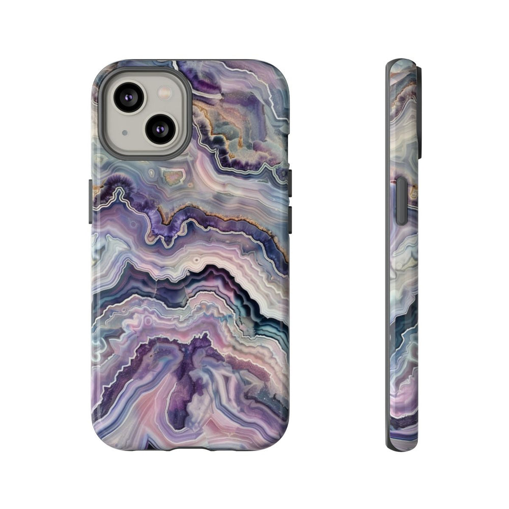 Paars-Blauw Geodepatroon