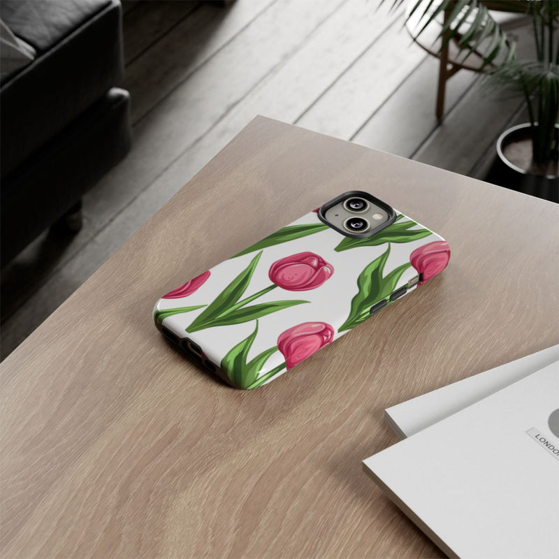 Roze Tulp Bloemenpatroon