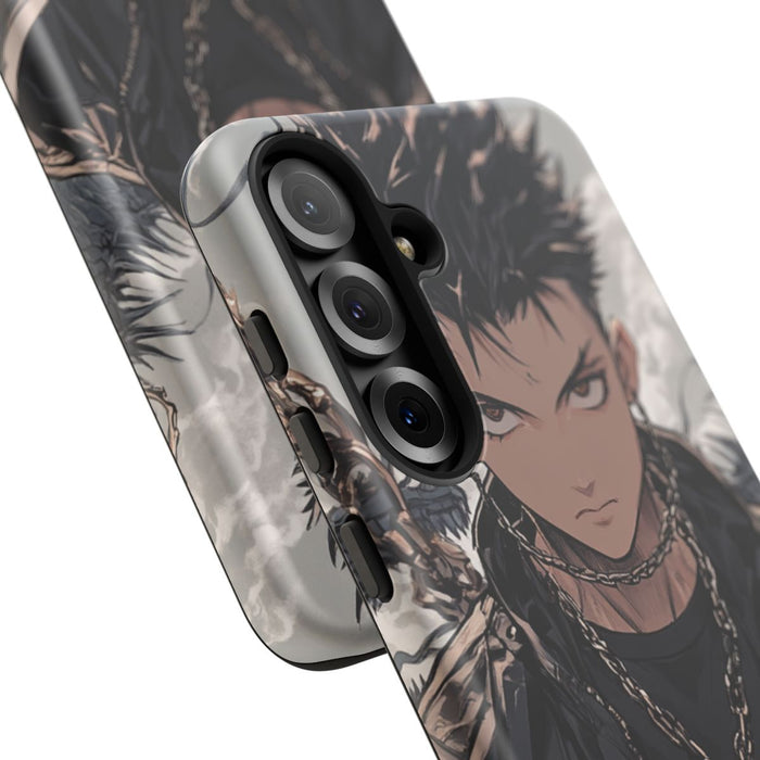 Anime Strijder met Zwaard en Draak