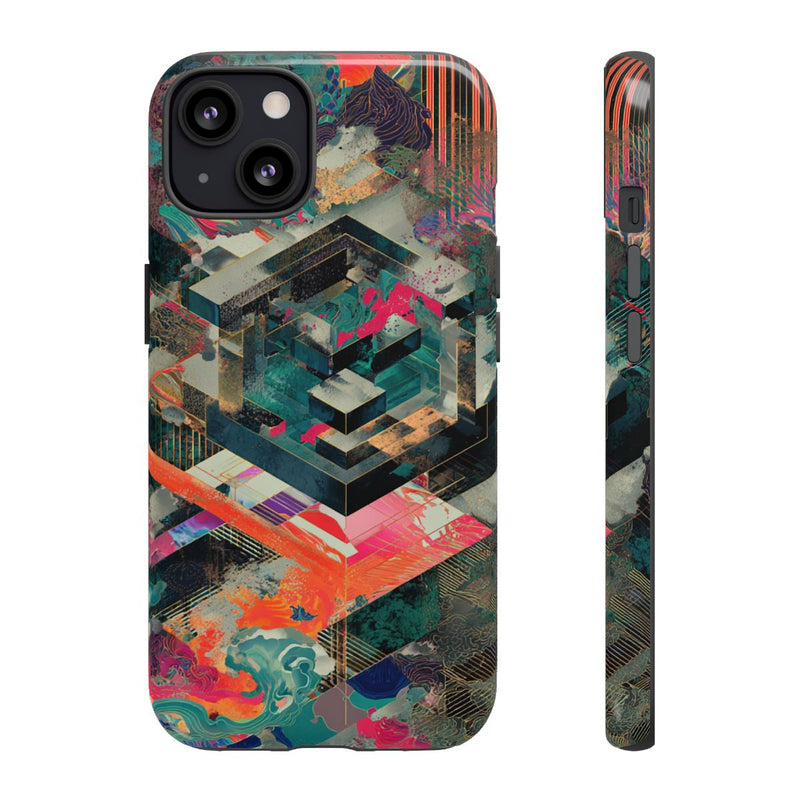 Kleurrijke Geometrische Abstracte Kunst