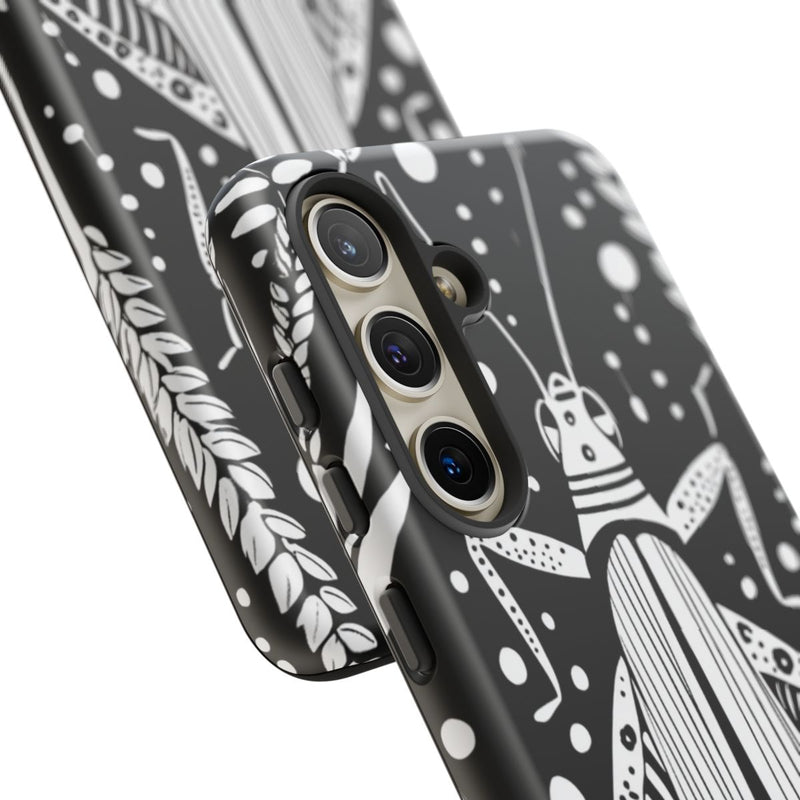 Zwart-Wit Sprinkhaan en Roggepatroon