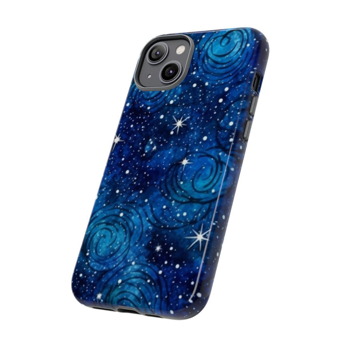 Blauw Sterrenstelsel Patroon