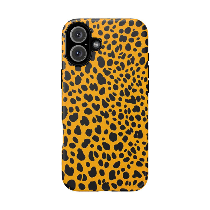 Zwart-Oranje Cheetahprint