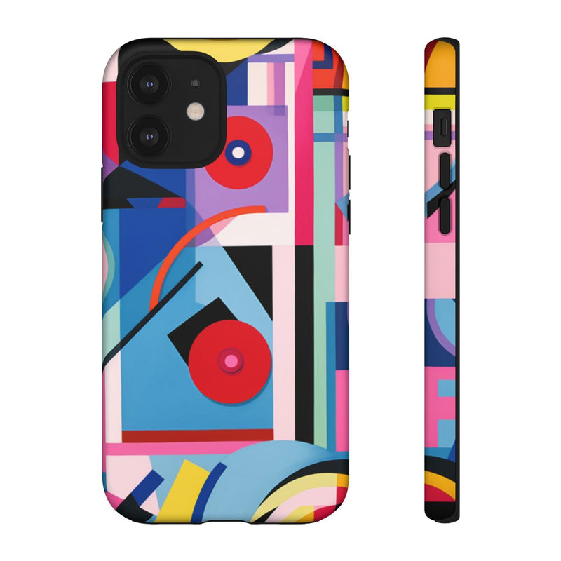 Abstracte Geometrische Vormen in Felle Kleuren