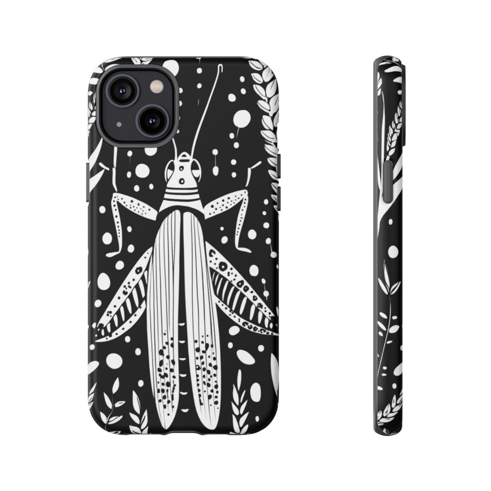 Zwart-Wit Sprinkhaan en Roggepatroon