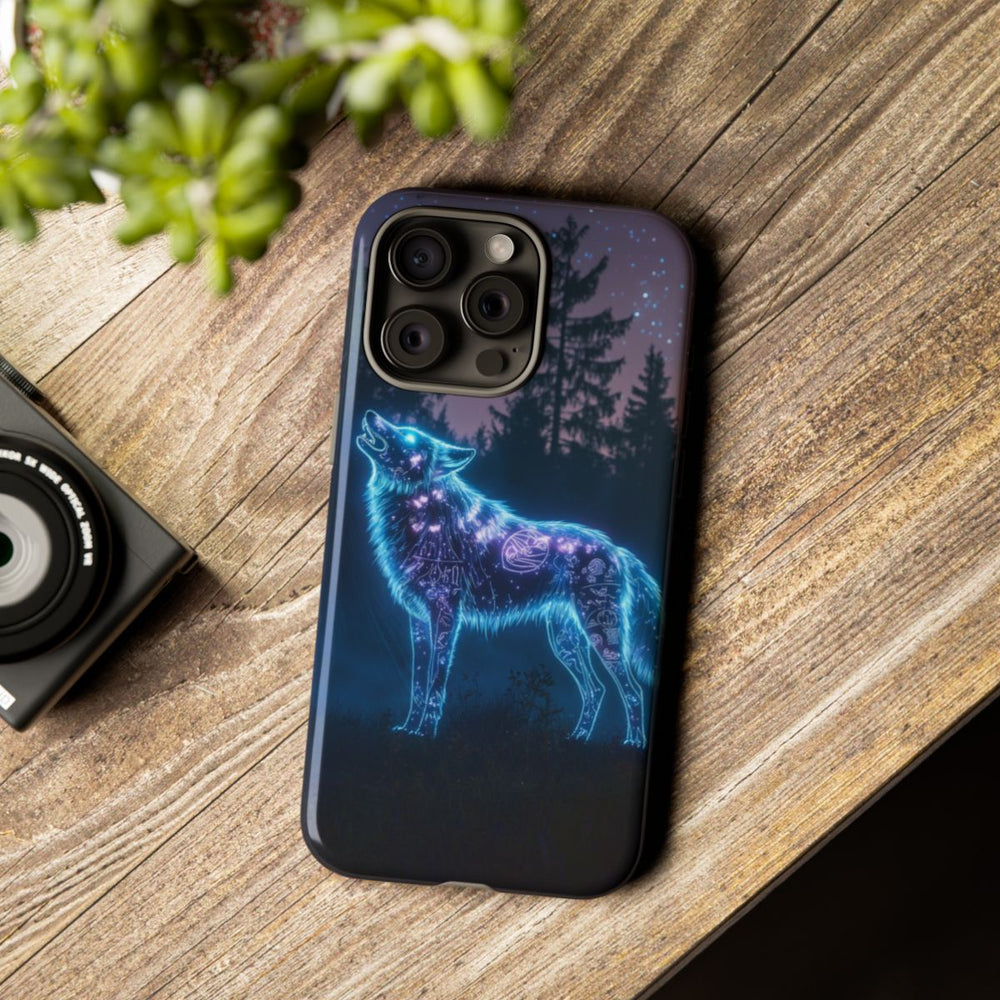 Gloeiende Wolf met Oeroude Symbolen