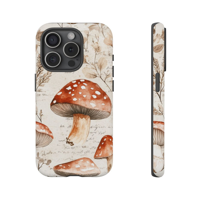 Aquarel Rode Paddenstoelen en Botanische Illustraties
