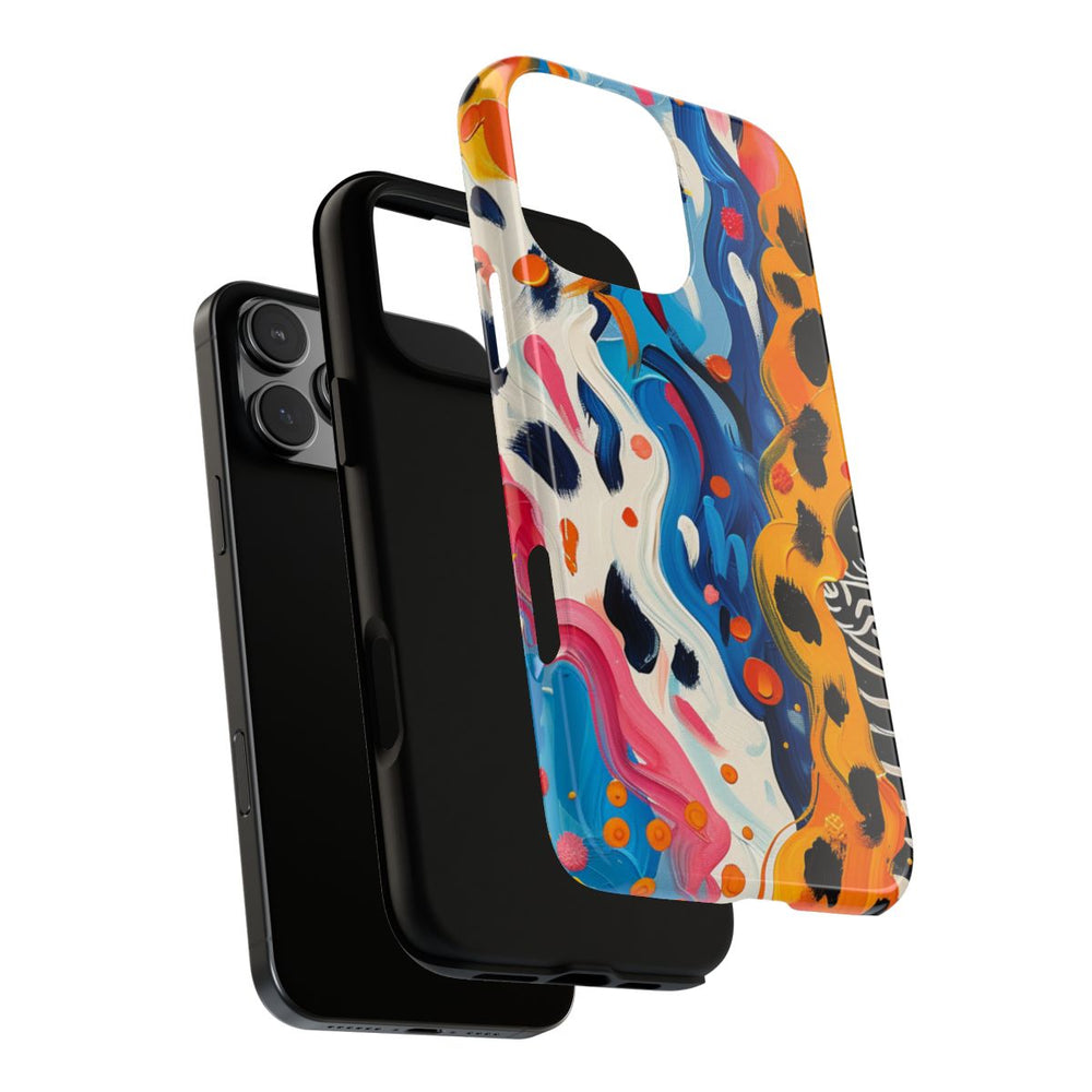Abstract Kleurrijk Zebra Patroon