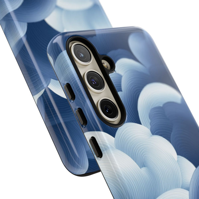 Blauw-Wit Wolkenpatroon