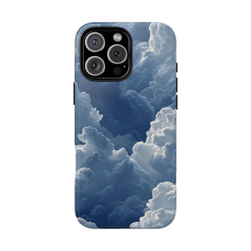 3D Blauw Wolkenpatroon