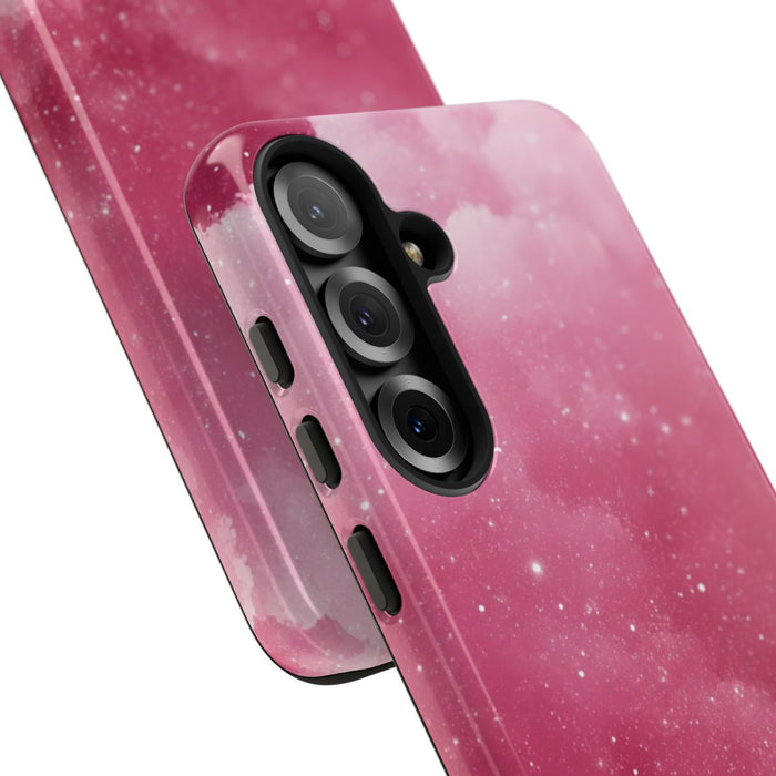 Roze Glitterwolkenpatroon