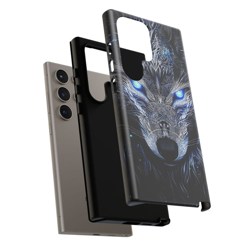 Majestueuze Wolf met Gloeiende Ogen