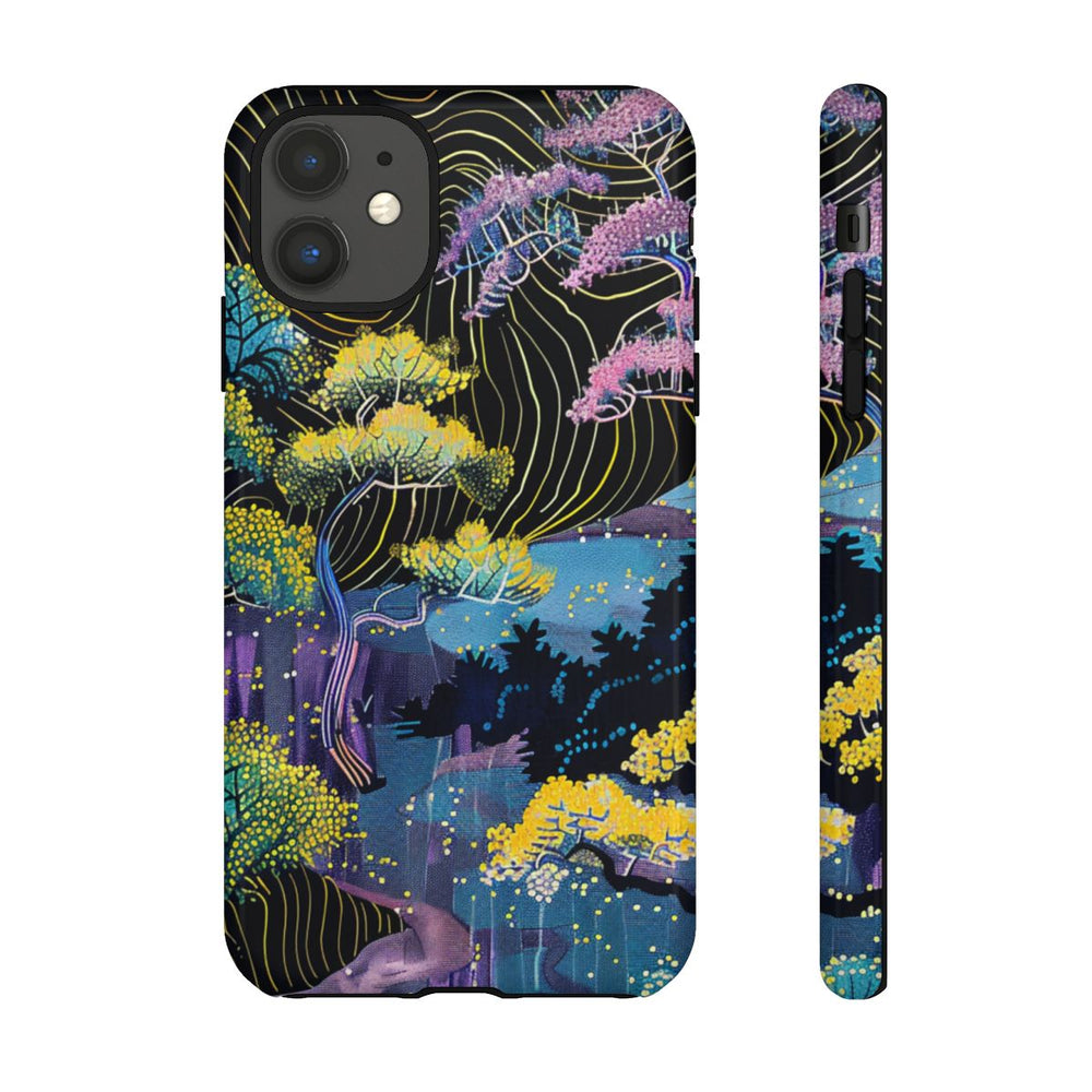 Kleurrijk Abstract Boomlandschap