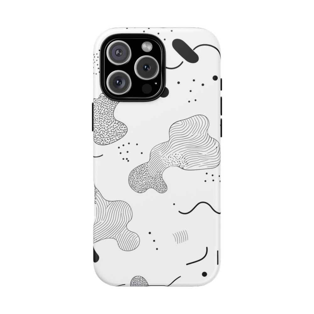 Zwart-Wit Abstract Minimalistisch Patroon