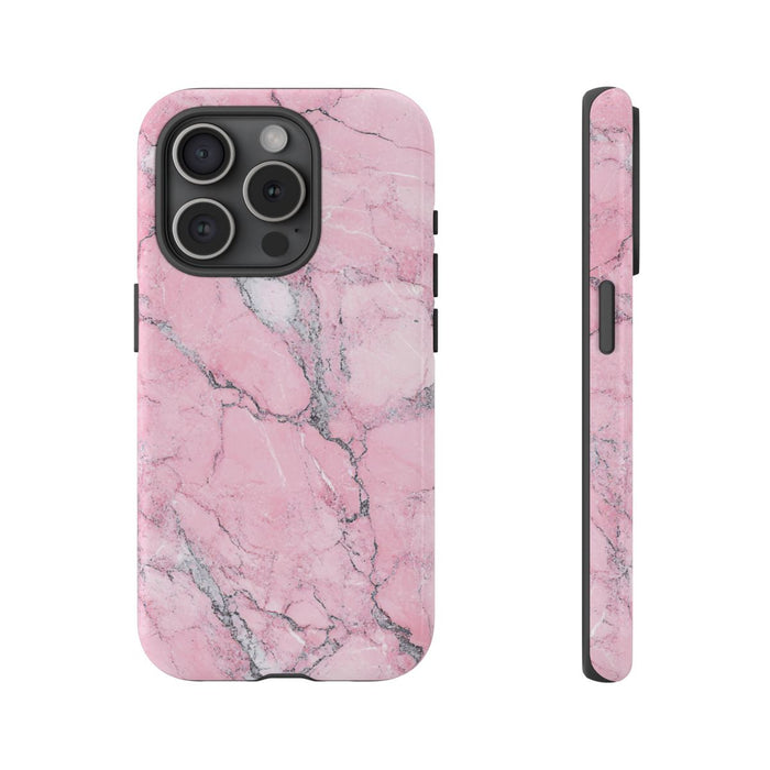 Roze Marmerstructuur met Glanzende Afwerking