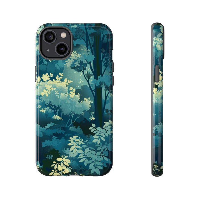 Gloeiende Bosbladeren in Laagjes