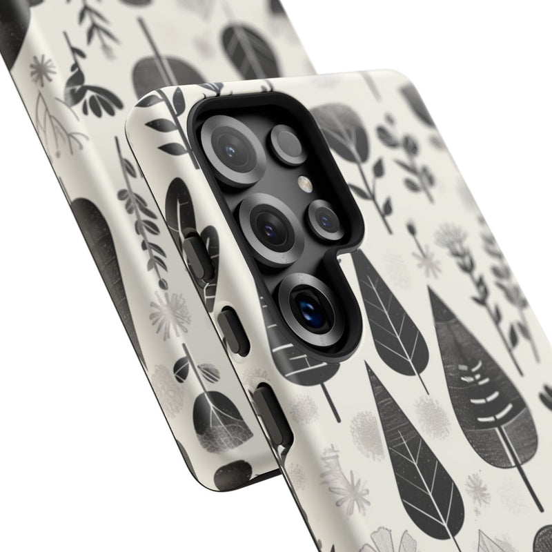 Monochroom Botanisch Patroon