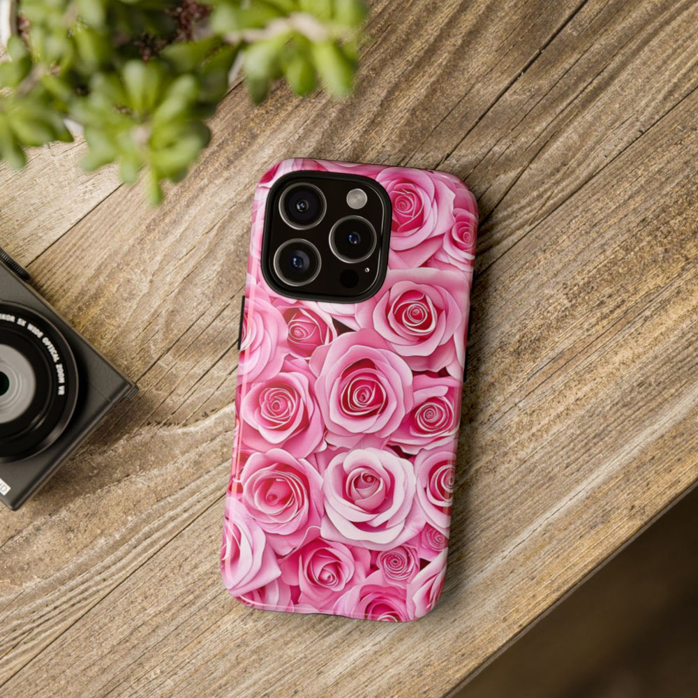 Roze Rozenpatroon