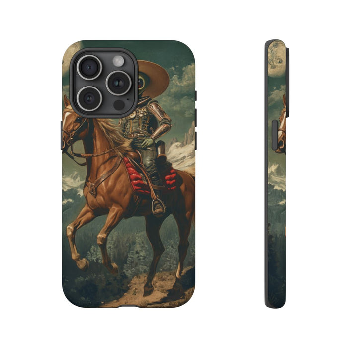 Buitenaardse Cowboy te Paard