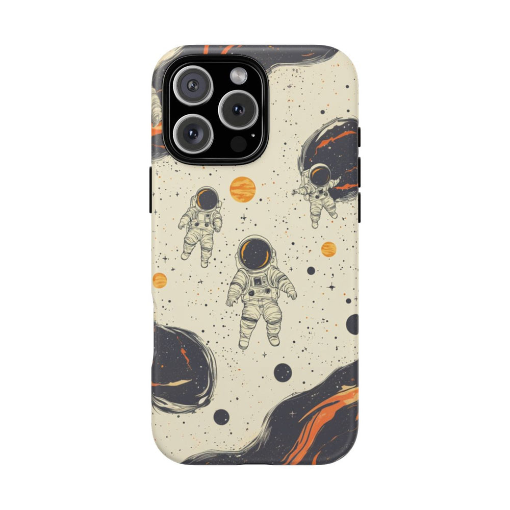 Astronauten en Kosmische Elementen Patroon