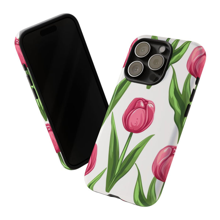 Roze Tulp Bloemenpatroon
