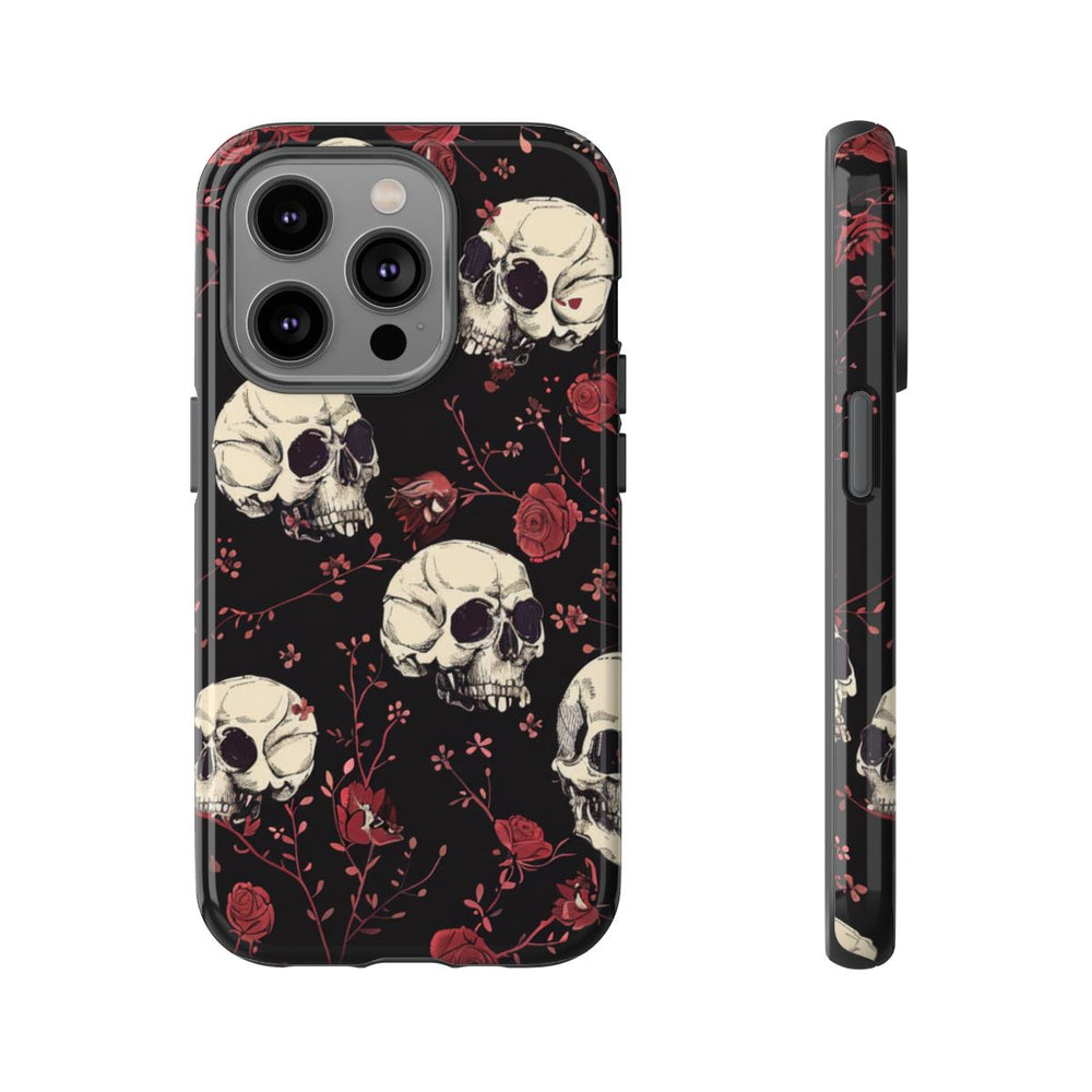 Schedels en Rode Rozenpatroon