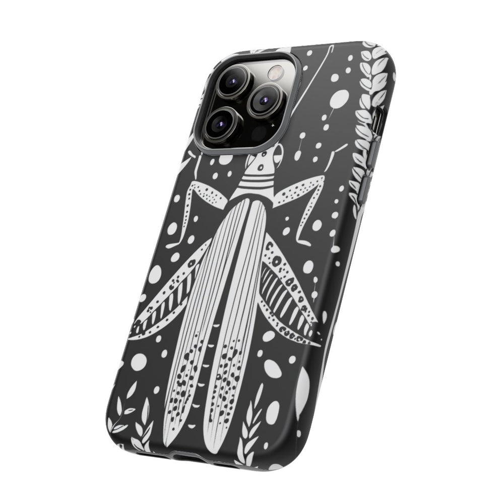 Zwart-Wit Sprinkhaan en Roggepatroon