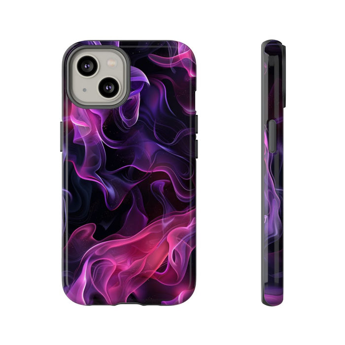 Violette en Roze Abstracte Vlammen