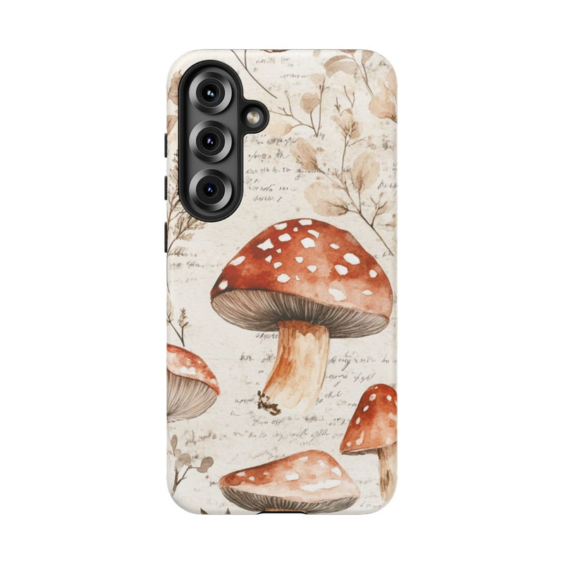 Aquarel Rode Paddenstoelen en Botanische Illustraties