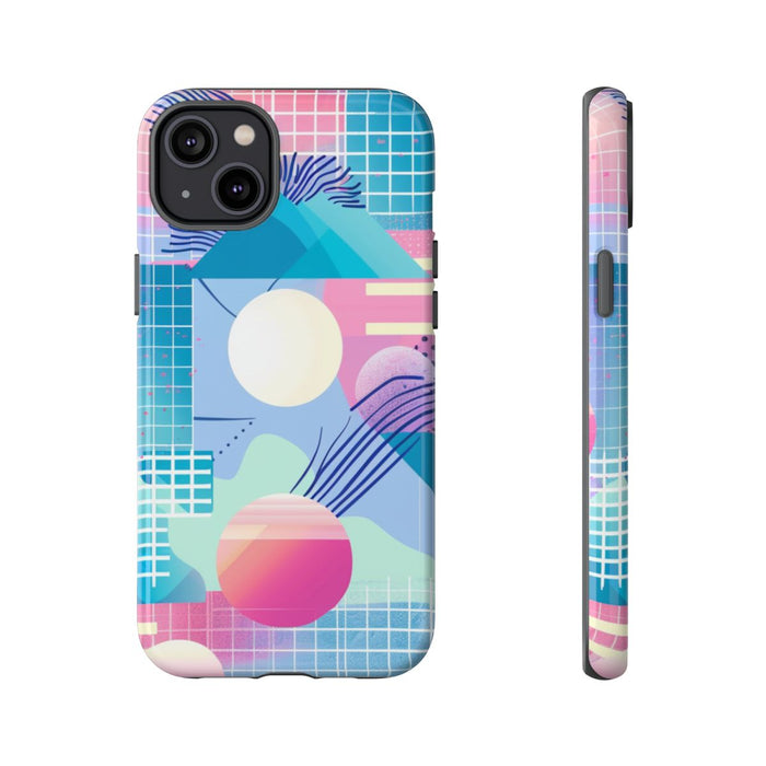 Abstract Geometrisch Patroon in Pasteltinten