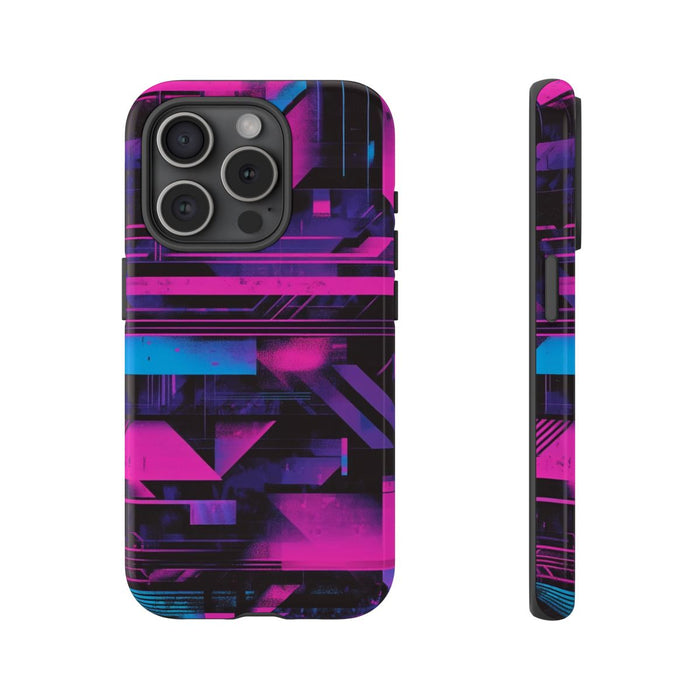 Neon Geometrisch Abstract Patroon