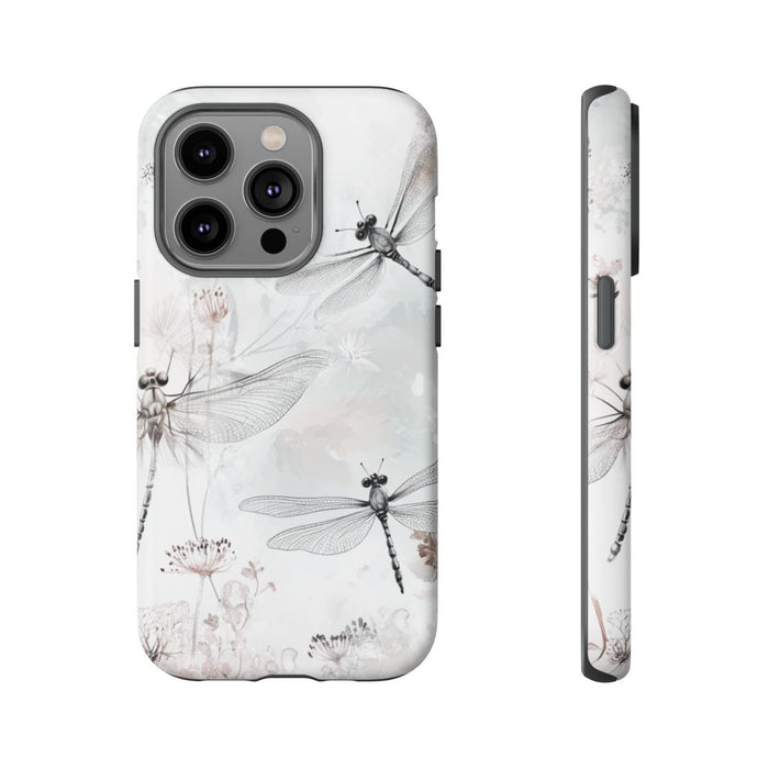 Fijne Libellen en Bloemen in Aquarel