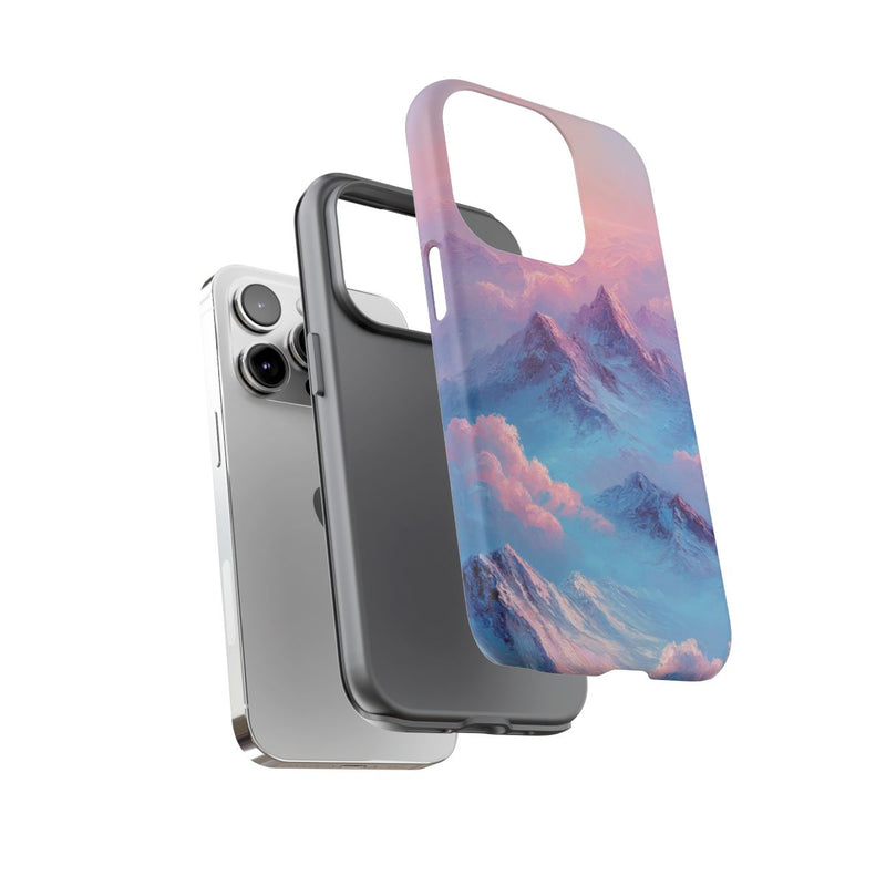 Dromerige Roze en Blauwe Bergen