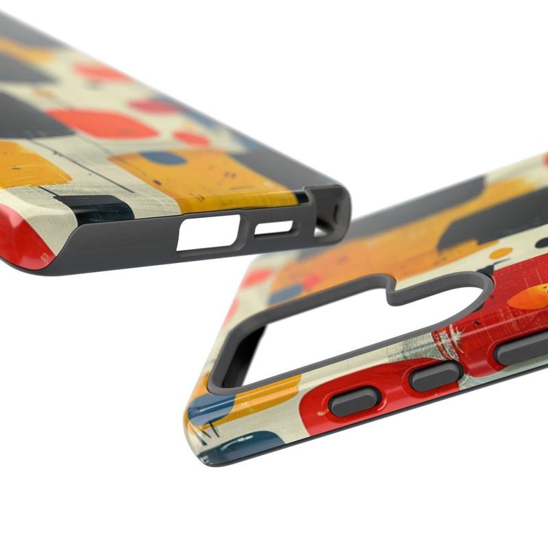 Mid-Century Abstract Geometrisch Patroon