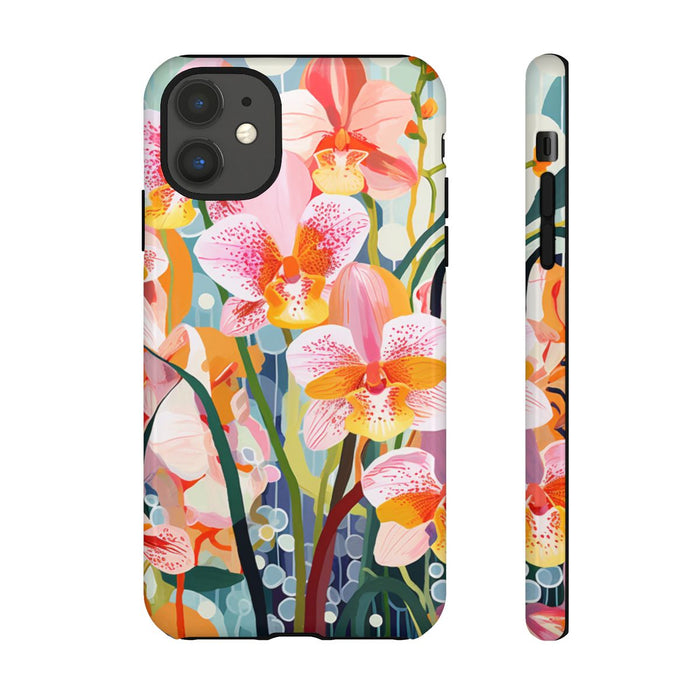 Kleurrijke Orchideeën Illustratie