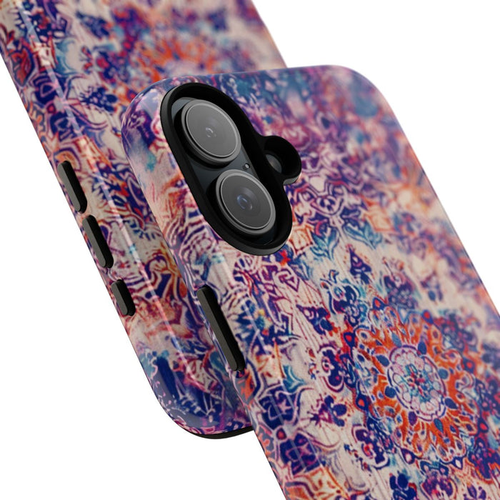 Gedetailleerd Psychedelisch Oosters Tapijtpatroon