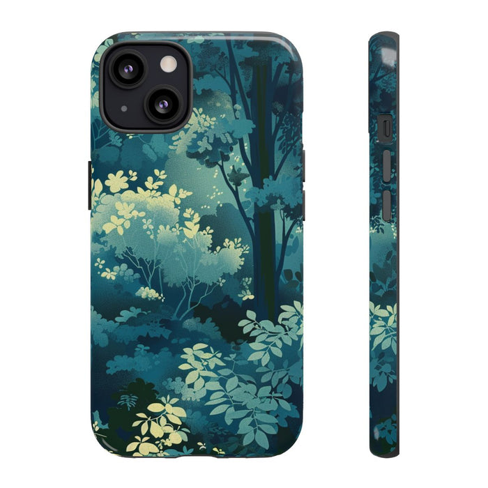 Gloeiende Bosbladeren in Laagjes