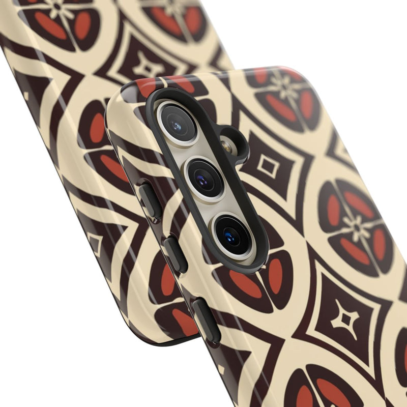 Geometrisch Bruin-Beige Patroon