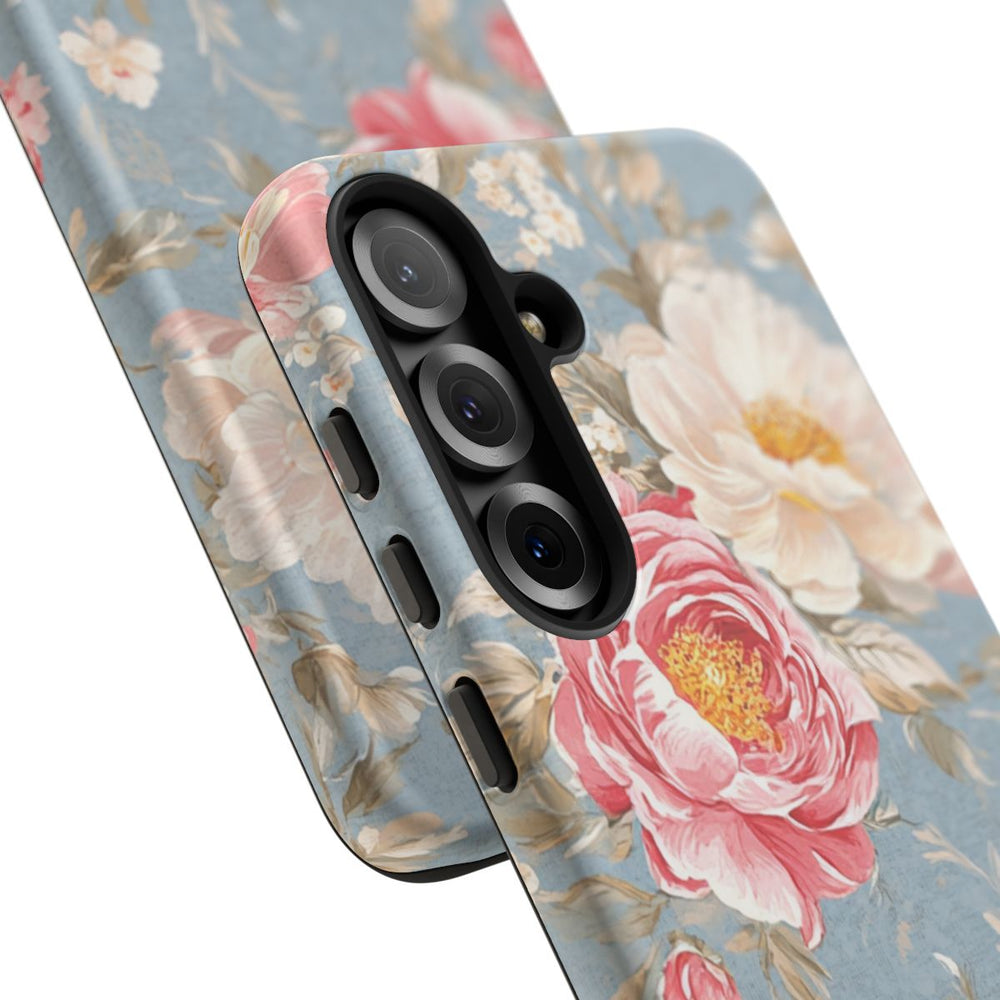 Romantisch Roze-Wit Bloemenpatroon