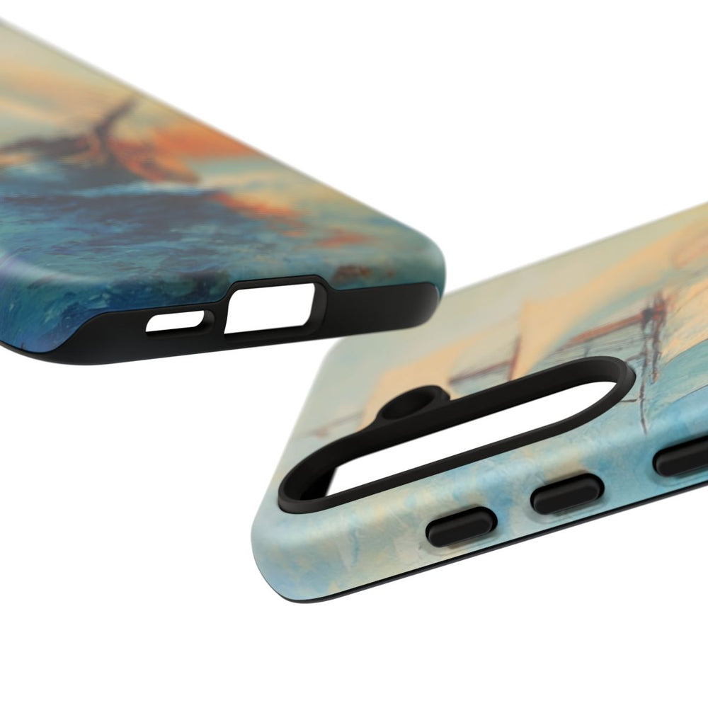 Zeilschip op Zee Olieverfschilderij