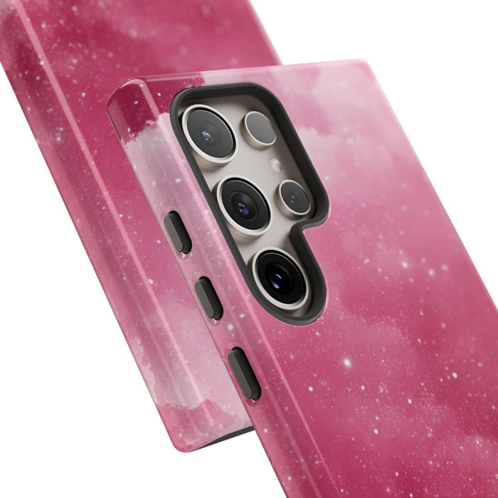 Roze Glitterwolkenpatroon