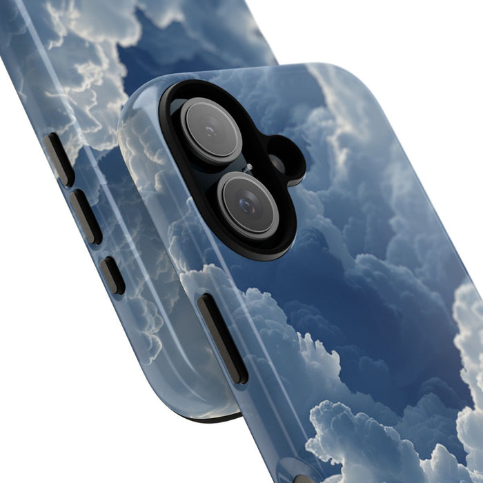 3D Blauw Wolkenpatroon