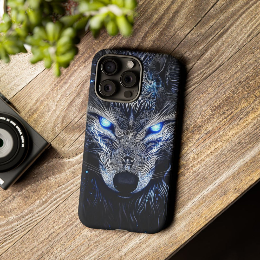 Majestueuze Wolf met Gloeiende Patronen