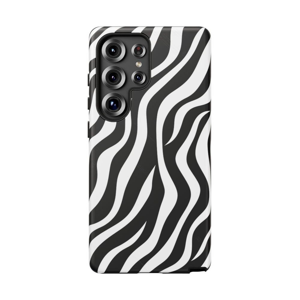 Zwart-Wit Zebra Strepenpatroon