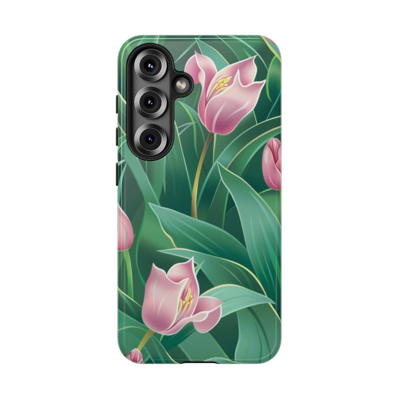Roze Tulp Bloemenpatroon